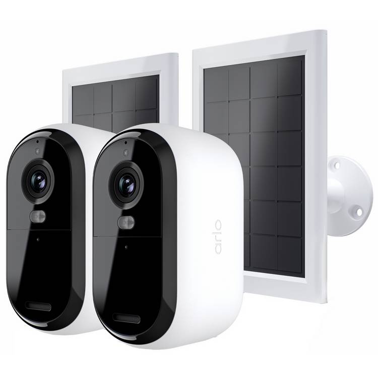 Arlo Essential 3 2K security camera solar pack of 2, UK version