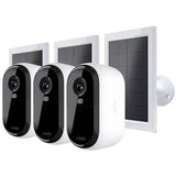 Arlo Essential 3 2K security camera and solar panel pack (British brand)
