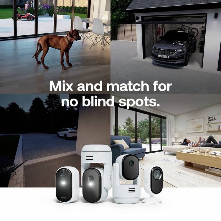 Arlo Essential 3 2K security camera and solar panel pack (British brand)