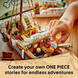 LEGO One Piece Going Merry Pirate Ship building set 1376 pieces - British product