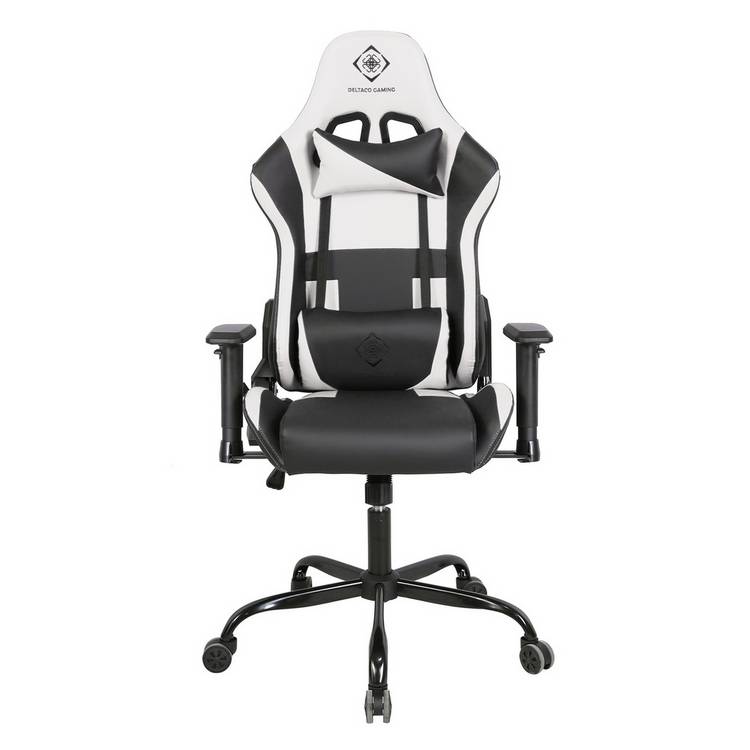 Deltaco DC210 gaming chair black and white, imported from the UK