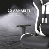 Deltaco DC210 gaming chair black and white, imported from the UK