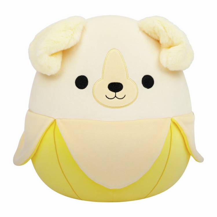 Squishmallows Nate the Retriever Banana soft toy 12 inch (British brand)