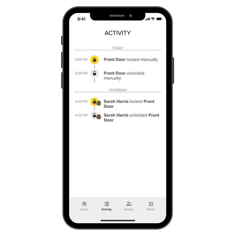 Yale Conexis L2 smart lock Black, UK version