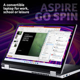 Acer Aspire Go Spin laptop 14in, imported from the UK