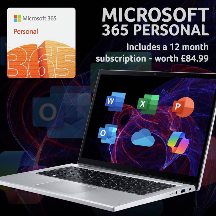 Acer Aspire Go Spin laptop 14in, imported from the UK