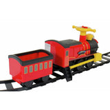 Rollplay steam train ride-on 6V with track (British brand)