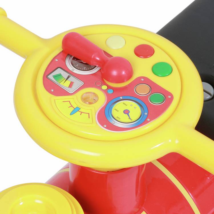 Rollplay steam train ride-on 6V with track (British brand)