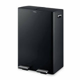 Tower 60L twin compartment recycling pedal bin - British product