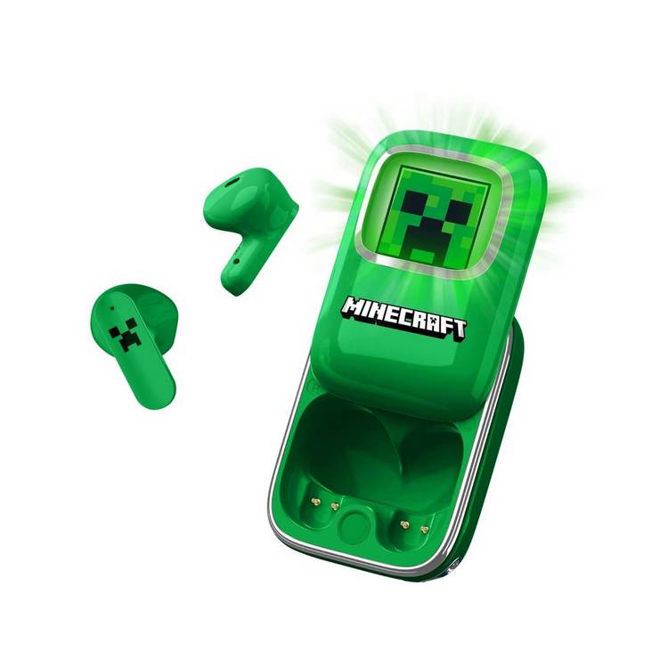 OTL Minecraft Creeper wireless earphones (British brand)