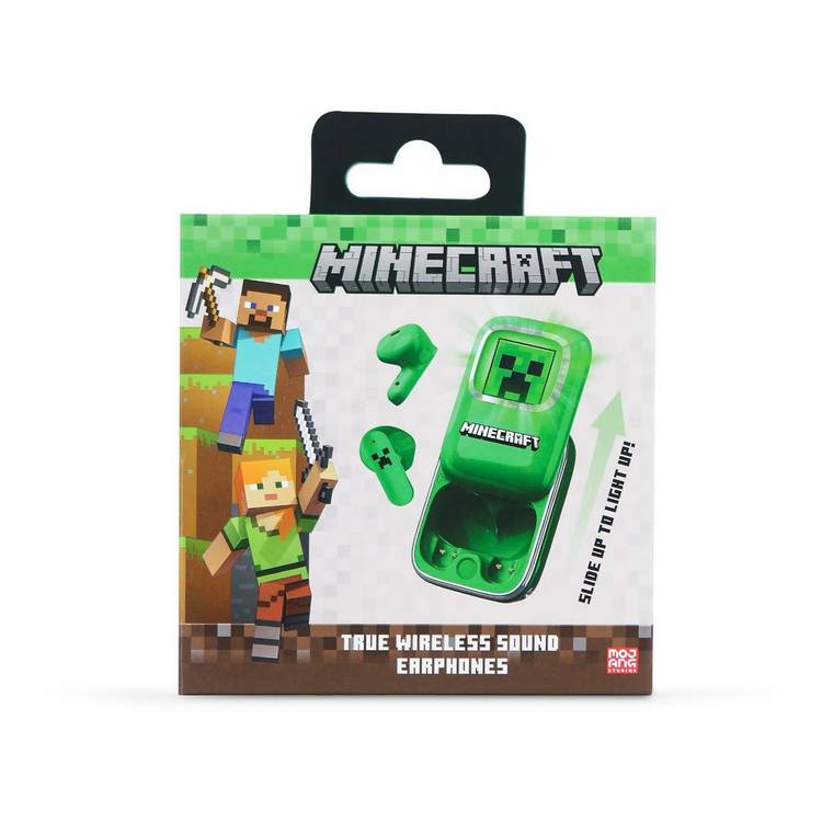 OTL Minecraft Creeper wireless earphones (British brand)
