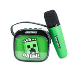 Argos OTL Minecraft Creeper PopSing Wireless Karaoke Speaker & Microphone- Buy online at McGrocer