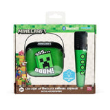 OTL Minecraft PopSing wireless karaoke speaker and microphone, UK version