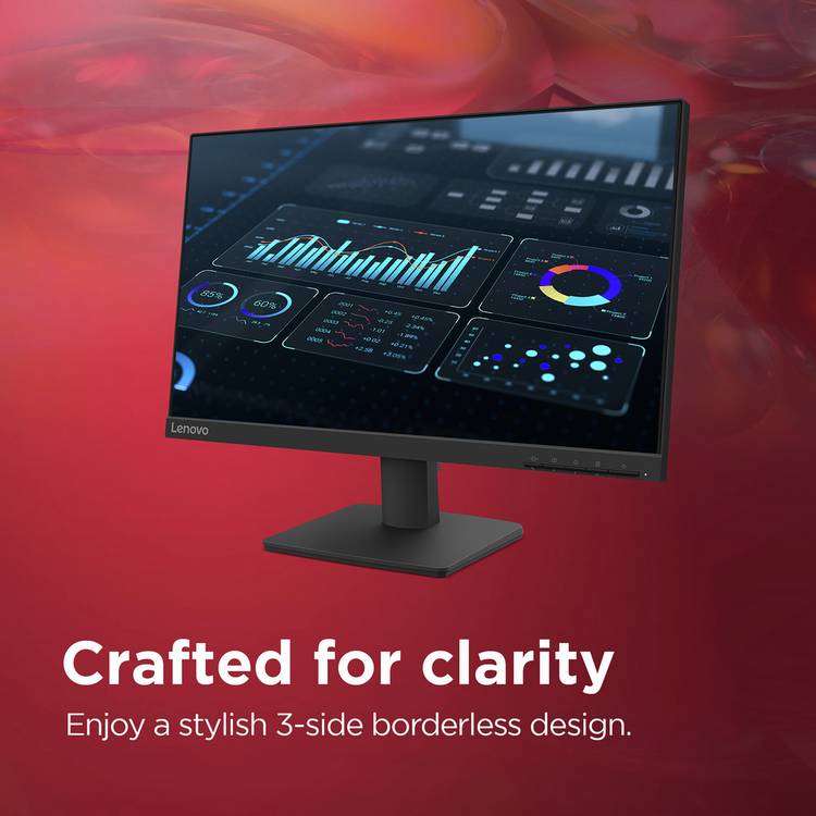 Lenovo L22-4e 21.5in FHD monitor, imported from the UK