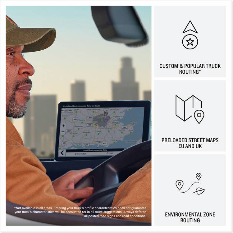 Garmin dezlCam LGV1020 truck sat nav dash cam - British product