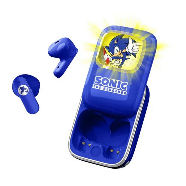 OTL Technologies Sonic themed TWS earphones with sliding case (British brand)