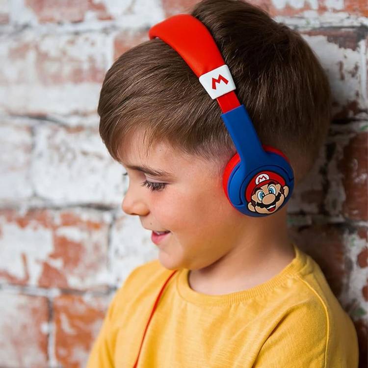 OTL Technologies Super Mario Kids Headphones blue (British brand)