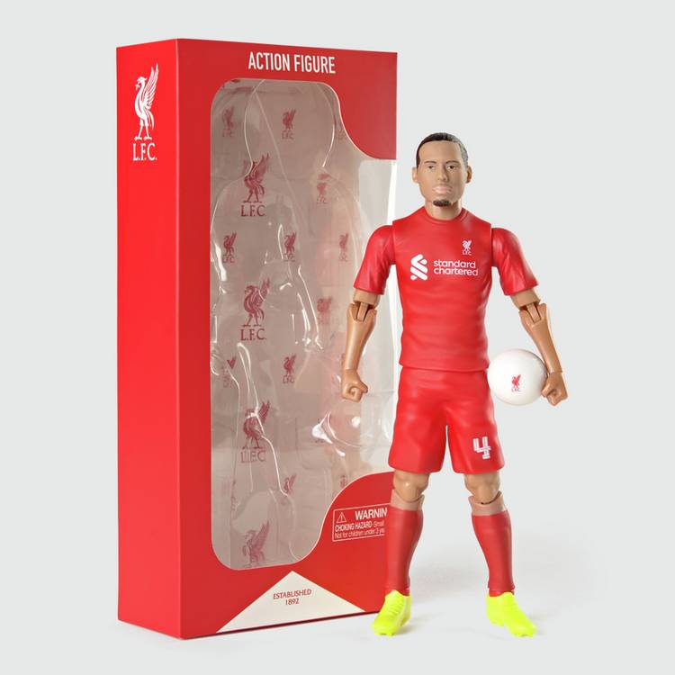 Banbo Liverpool Van Dijk action figure 24cm, imported from the UK