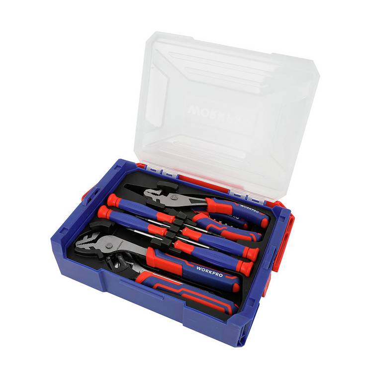 Workpro stackable 31-piece all-in-one toolbox (British brand)