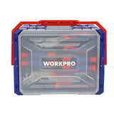 Workpro stackable 31-piece all-in-one toolbox (British brand)