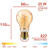 Philips LED light bulb 25W E27, imported from the UK