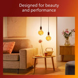 Philips 25W LED E27 bulb with vintage filament, imported from the UK