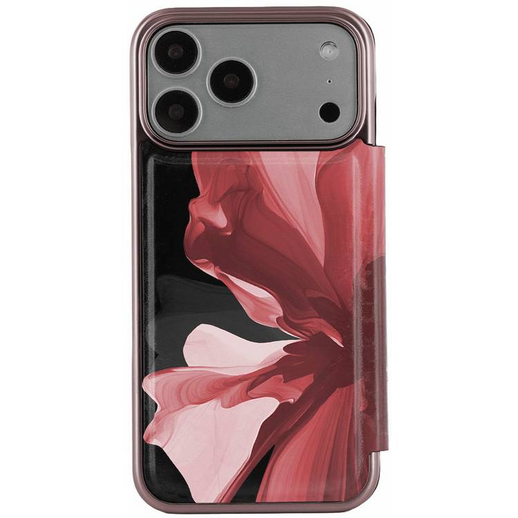 Ted Baker Amund Black folio phone case for iPhone 17 Pro Max - British product