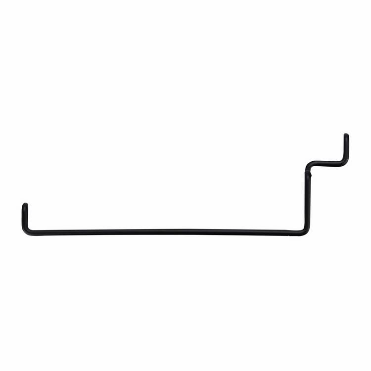 Kraus wall panel shelf black 10cm (British brand)