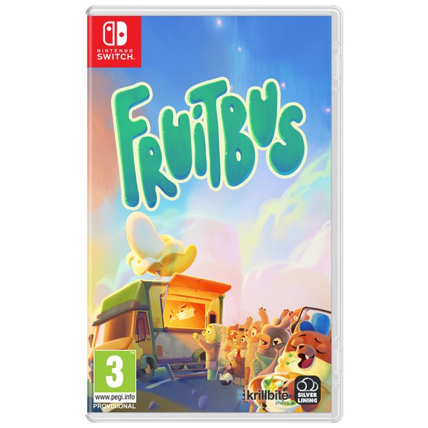 Fruitbus Nintendo Switch game card, imported from the UK
