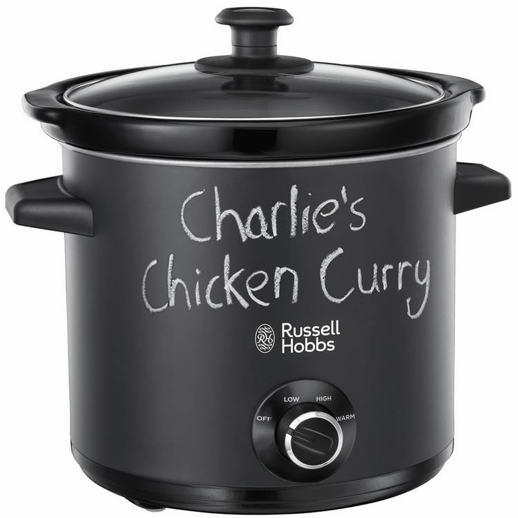 Russell Hobbs Chalkboard slow cooker 3.5L, imported from the UK