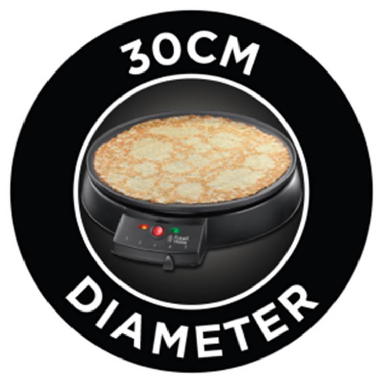 Russell Hobbs Fiesta pancake and crepe maker black - British product