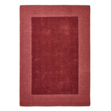 Habitat Simple Border burgundy wool rug 120x170cm (British brand)