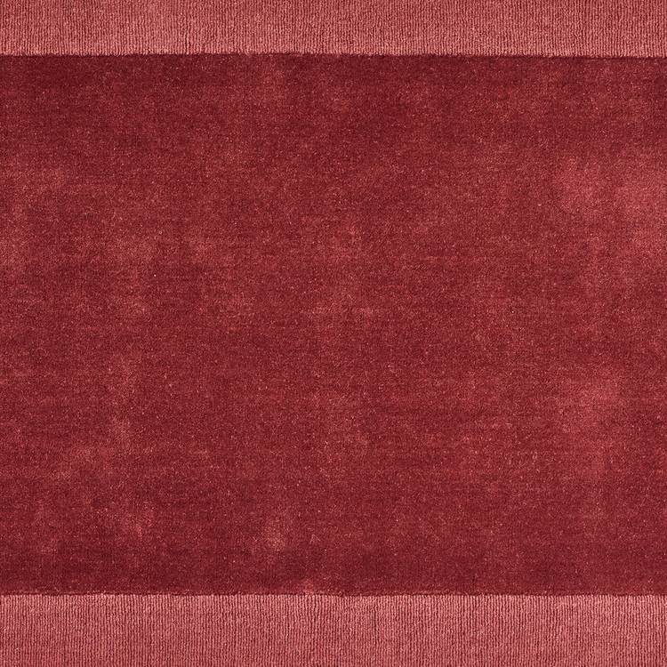 Habitat Simple Border burgundy wool rug 120x170cm (British brand)