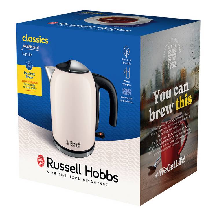Russell Hobbs kettle Jasmine 1.7 litre - British product