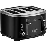 Russell Hobbs 4 slice toaster black, imported from the UK
