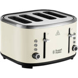 Argos Russell Hobbs Stylevia 4 Slice Toaster - Cream- Buy online at McGrocer