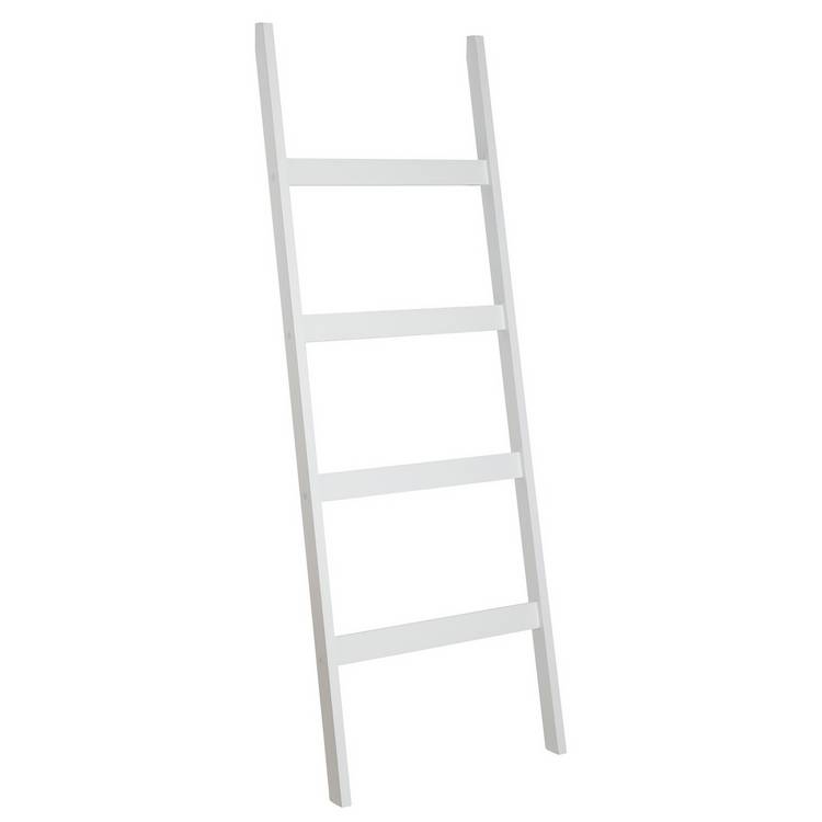Argos Home white wall mounted towel ladder 170cm - British product