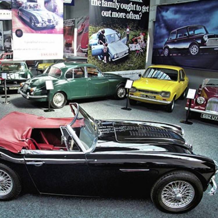 Buyagift driving experience voucher three cars museum entry - British product
