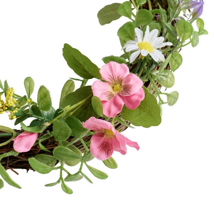 Argos Home bunny shaped floral Easter wreath - British product