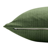 Habitat herringbone cushion cover moss green 43cm 2 pack, imported from the UK