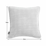 Habitat herringbone cushion cover moss green 43cm 2 pack, imported from the UK