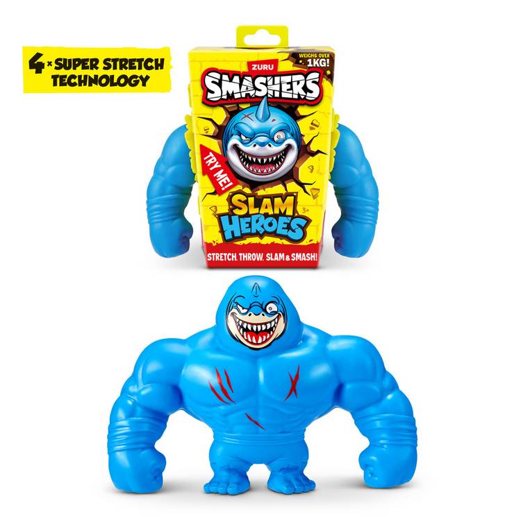 Zuru Smashers Shark collectible toy 20.6cm (British brand)