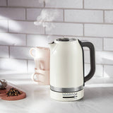 KitchenAid variable temperature kettle 1.7L white - British product
