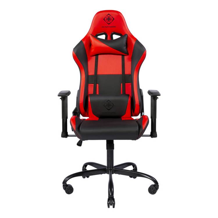 Deltaco DC210 faux leather gaming chair black red, UK version