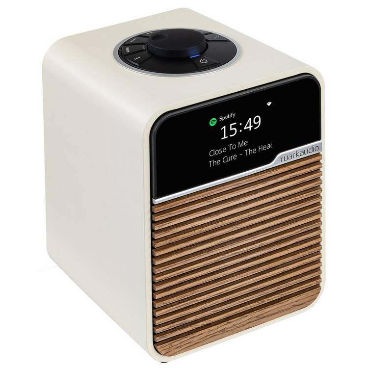 Ruark Audio R1S smart radio light cream, imported from the UK