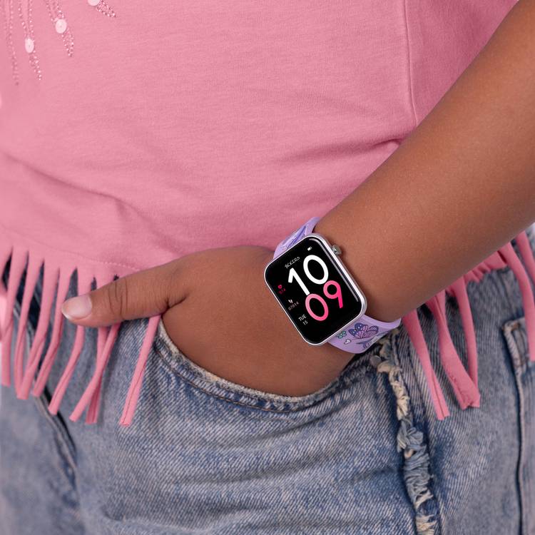 Tikkers kids smart watch purple series 13, imported from the UK