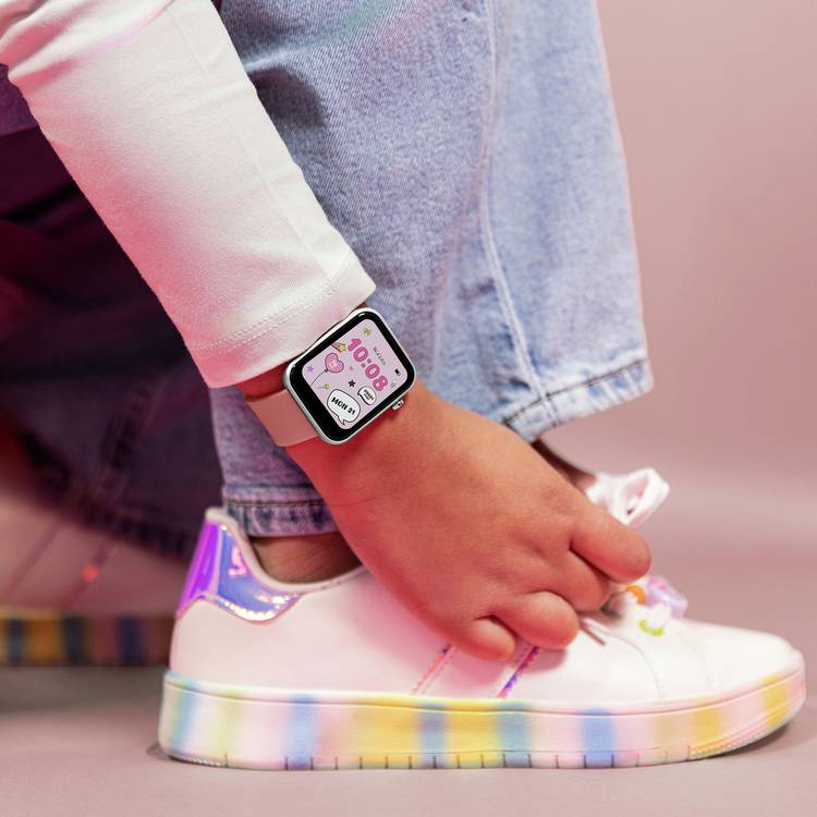 Tikkers kids smart watch purple series 13, imported from the UK