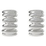 Argos Liars & Lovers Silver Tone Ridged Huggie Hoop Earrings- Buy online at McGrocer