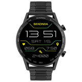 Sekonda Active Plus smart watch black stainless steel, UK version