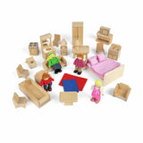 Argos BIGJIGS Wooden Doll Family and Furniture Set- Buy online at McGrocer